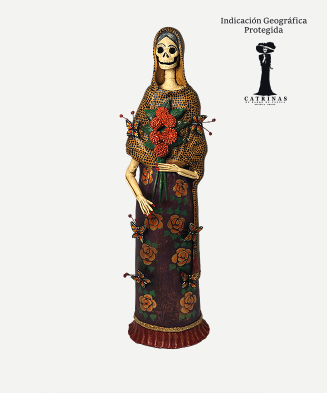 catrina de Rebozo de 47 cm