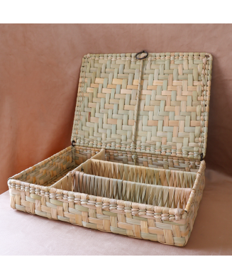 Caja Porta- Cubiertos de Fibra Vegetal