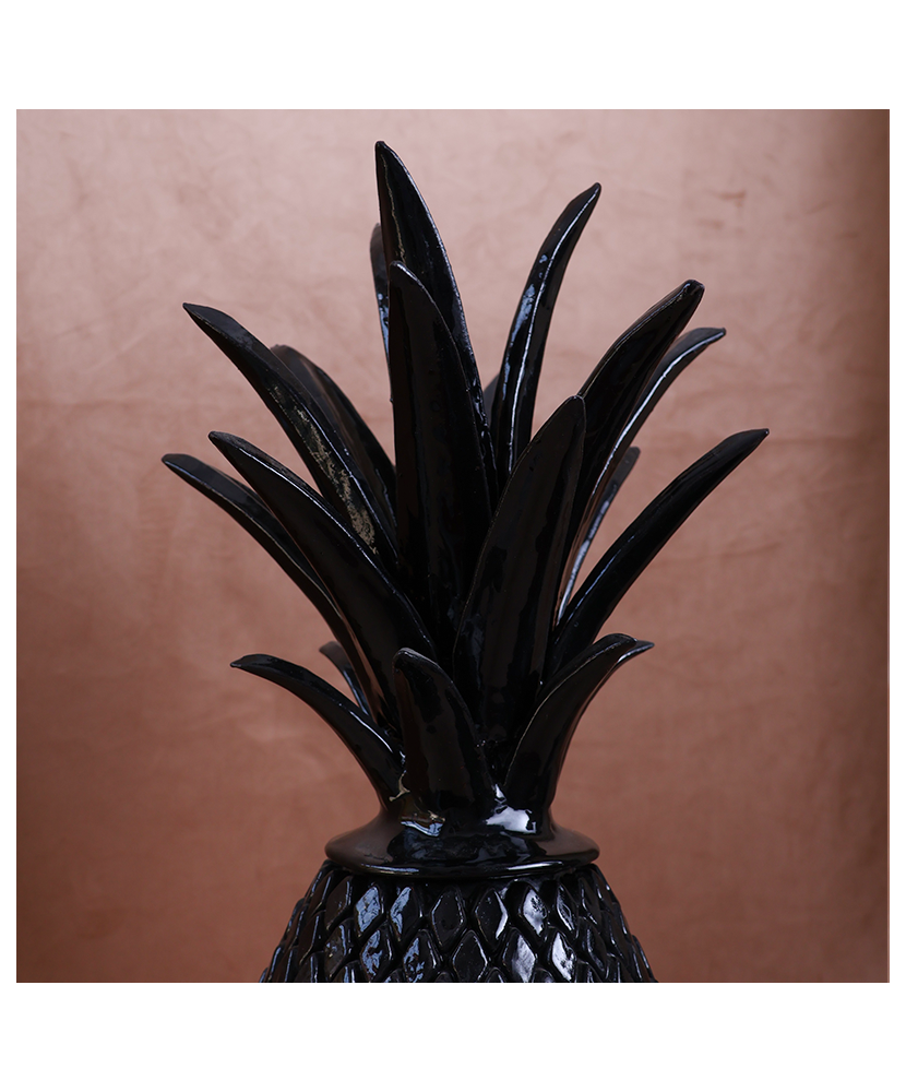 Piña negra vidriada de San José de Gracia