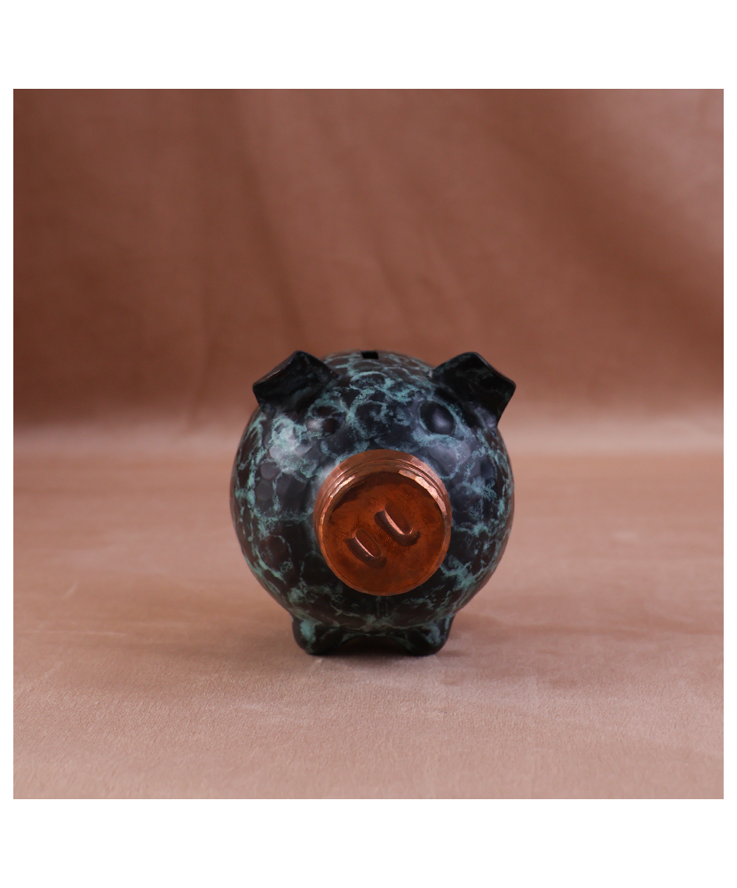 Alcancía Puerquito de Cobre