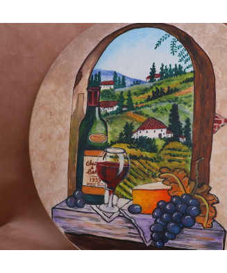 Charolas Giratorias Pintadas a Mano